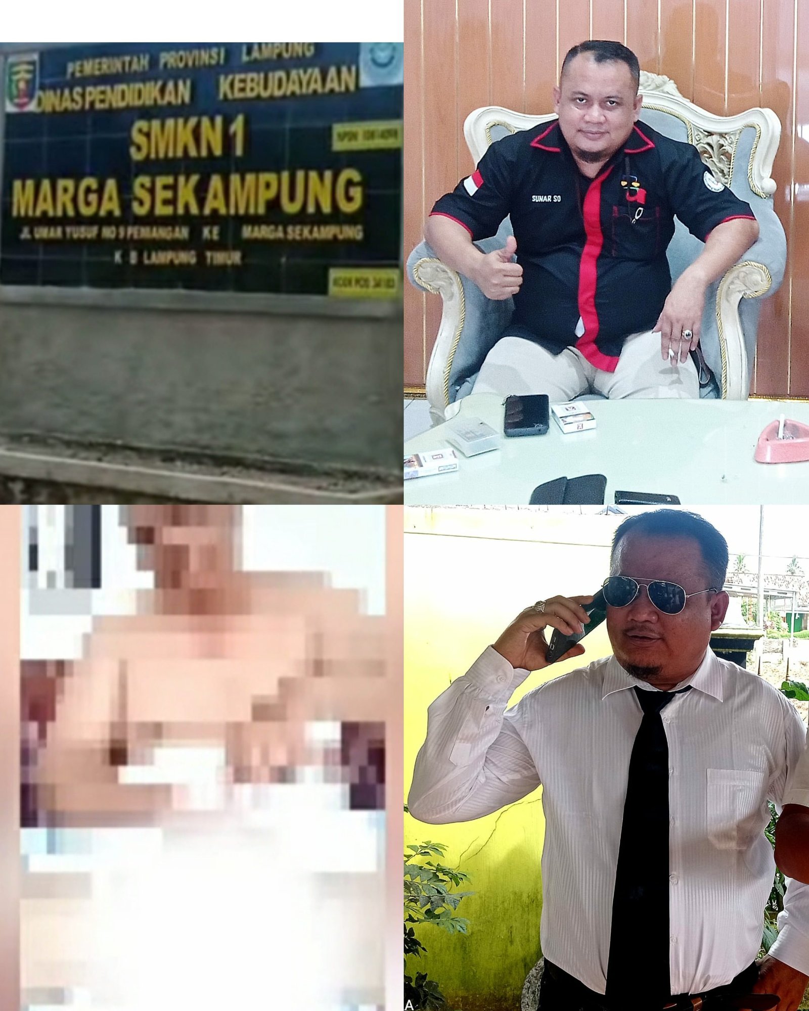 Viral Diduga Video Mesum Oknum Waka Smkn Marga Sekampung Jadi