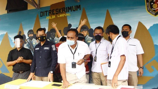 Ditreskrimum Polda Lampung Amankan Pelaku Mafia Tanah, Tipu Korbannya Hingga Milyaran Rupiah