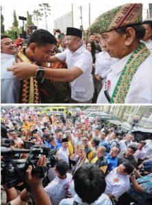 Ketua DPD Gerindra Provinsi Lampung Sambut Cawapres Gibran Rakabuming Raka di Bandara Raden Inten II