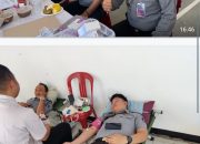 Sambut HBP Ke-60, Rutan dan Lapas Kota Agung Gelar Aksi Donor Darah