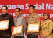 Kapolres Lampung Selatan AKBP Edwin SH.,S.ik.,M.Si., Terima Penghargaan Dari Mentri Sosial RI