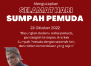 Pimpinan Redaksi Beserta Jajaran Tinta Informasi Mengucapkan Selamat Hari Sumpah Pemuda