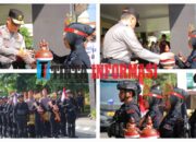 Tradisi Air Suci Polda Lampung, Air Murni Cuci Panji Tribrata di Hari Bhayangkara.