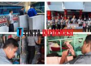 Rutan Kota Agung Komitmen BERSINAR Laksanakan Razia Kamar Hunian dan Test Urine bagi Petugas dan WBP.