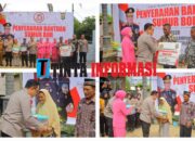Puncak Bakti Sosial Hari Bhayangkara ke-78, Polda Lampung Bedah 3 Rumah dan Bangun 2 Fasilitas Air Bersih.