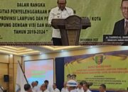 Sekda Lampung Utara Drs H.Lekok,MM Dikukuhkan Jadi Ketua Forsesdasi Wilayah Provinsi Lampung.