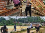 Polisi Penolong Masyarakat, Bhabinkamtibmas Polres Lampung Tengah Selalu Sigap Bantu Warga di Setiap Kegiatan