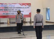 Kapolres Lampung Tengah AKBP Oni Prasetya S.I.K, Memimpin Serah Terima Dua Kapolsek