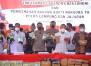 Musnahkan Narkotika Senilai 271,8 Miliar, Kapolda Lampung : 99 Persen Pelaku Kejahatan Pecandu