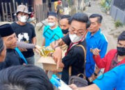 Disela Acara Pembagian Minyak Goreng, Iqbal Ardiansyah Himbau Masyarakat Terapkan Perilaku Hidup Besih dan Sehat
