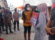 Bupati Tulang Bawang Kunjungi Pasar Unit 2 Pasca Kebakaran Berikan Bantuan