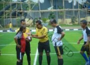 Polda Lampung Libas Insan Pers 3-1 Dalam Pertandingan Persahabatan Mini Soccer