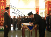 Sekda Lambar DiLantik Sejumlah Pejabat Esselon Diroling.