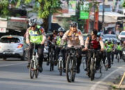 Polresta Bandar Lampung Hadir Di Tengah Warga Melalui Patroli Sepeda