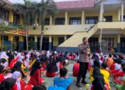 AJAK SISWA BARU TAAT ATURAN, BHABINKAMTIBMAS MONITOR MPLS DI SMKN 3 BANDAR LAMPUNG