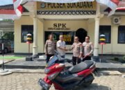 Pelaku Curanmor Diduga Tinggalkan Motor Curian Di Kebun Pisang