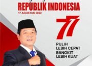 Ir. Raden Muhammad Ismail Wakil Ketua DPRD Provinsi Lampung Beserta Jajaran Dan Stapnya Mengucapkan  Dirgahayu Republik Indonesia Yang Ke–77 Tahun