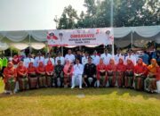 PemCam Abung Selatan Bersama Uspika Melaksanakan Upacara Dan Gelar Even Perlombaan Nasi Tumpeng Dalam Rangka Peringatan HUT RI ke- 77.