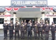 Kapolres Lampung Timur, Lepas 4 Personel Yang Purna Tugas