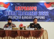 Polresta Bandar Lampung Gelar Lat Pra Ops Zebra Krakatau -2022