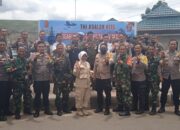 HUT TNI ke-77 Koramil 411-01/Kota Metro, di Sambangi Kapolsek Metro Pusat, Kapolsek Metro Timur dan Camat Metro Pusat