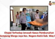 Tim Forensik RS Bhayangkara Polda Lampung Otopsi 5 Jenazah Pembunuhan Satu Keluarga Di Way Kanan