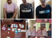 Polsek Abung Selatan Amankan 3 Pelaku Narkoba, Satu Diantaranya Wanita