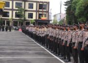 Pimpin Upacara Hari Pahlawan, Wakapolresta Bandar Lampung Bacakan Amanat Mensos