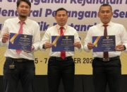 Ditreskrimum Polda Lampung Terima Penghargaan Penyelesaian Perkara Kejahatan Pertanahan Tahun 2022.