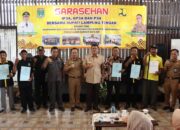 Musa Ahmad bupati Lampung Tengah Menghadiri Acara Sarasehan Bersama IP3A, P3A dan GP3A.