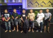 Patroli Malam, Polsek Sukarame Amankan Enam Remaja Yang Diduga Hendak Tawuran