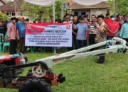 Musim Tanam Padi, Partai Gerindra Bantu Alsintan Ke- 2 Poktan Di Lampung Selatan