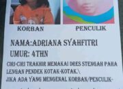 Bocah Cilik 4 Tahun Asal Lampung Desa Babatan di Culik di Mall Ramayana Cilegon
