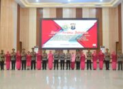 Kapolda Lampung Pimpin Upacara Sertijab, 5 Pejabat Utama dan 5 Pejabat Kapolres