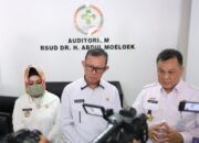 Rakor dan Evaluasi Pelayanan RSUDAM, Gubernur Arinal Ingatkan Perbaiki dan Tingkatkan Kualitas Pelayan Terhadap Pasien