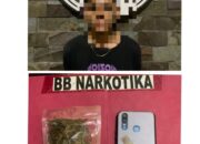 Gunakan Ganja, Seorang Remaja Digelandang Ke Polres Lampung Timur