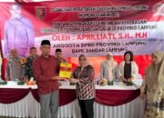 Anggota DPRD Provinsi Lampung Aprilliati, SH, MH, Laksanakan Sosialisasi Perda No. 2 Tahun 2022