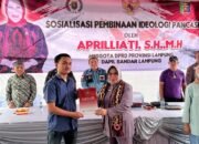 Anggota DPRD Provinsi Lampung, Aprilliati, SH, MH,  Gelar Sosialisasi PIP Dan Wawasan Kebangsaan