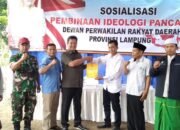 Raden Muhammad Ismail Wakil Ketua DPRD Provinsi Lampung Sosialisasikan Ideologi Pancasila di Kecamatan Jati Agung