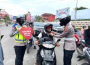 Tingkatkan Budaya Tertib Berlalu Lintas, Patroli Muli Sat Lantas Polresta Bandar Lampung Edukasi Pengguna Jalan