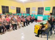 Curhat Kamtibmas, Kasat Binmas Polresta Bandar Lampung Sosialisasikan Hotline 110 dan Aplikasi Super App Presisi