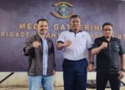 Pengurus SMSI Provinsi Lampung, Hadiri Coffee Morning Brigif 4 Marinir/BS