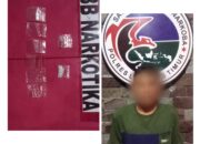 Sat Res Narkoba Polres Lampung Timur, Tangkap Seorang Pemuda Pemakai Narkotika Jenis Sabu