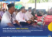Rutan Kelas IIB Sukadana Gelar Peringatan Isra Mi’raj dan Nifsu Sya’ban 1444H