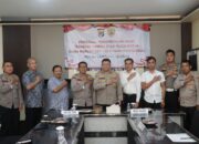 Wakapolres Lamsel Kompol Sukamso Sambut Tim Puslitbang Polri