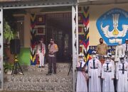 Jadi Pembina Upacara, Bhabinkamtibmas Tanjung Gading Ingatkan Pelajar Tentang Kenakalan Remaja