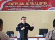 Bid Humas Polda Lampung Gelar Katpuan Jurnalistik Ke Polres Lampung Timur