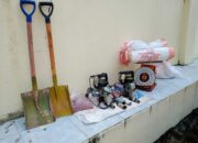 Polisi Bongkar Pengoplos Pupuk Rumahan di Palas Lamsel, Sita 10 Ton Pupuk Siap Edar ke Palembang 