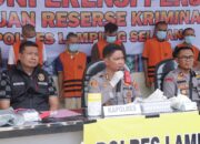 Polres Lampung Selatan Gulung Pelaku Pecah Kaca di Sidomulyo