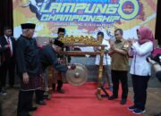 Wakil Rektor Bidang Kemahasiswaan Dan Alumni Dr. Anna Gustina Zainal, S.Sos., M.Si. Universitas Lampung Menghadiri Pembukaan Pencak Silat Nasional Open Tournament Lampung Championship VI